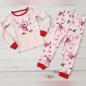 The Children's Place Unicorn Snug Fit Christmas Pajamas Size 2T New Without Tags